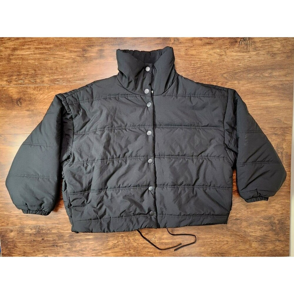 Wild Fable Women's Puffer Jacket Black Size XXL